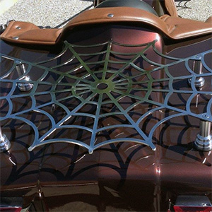 Spider Pattern Motorcycle Rack
